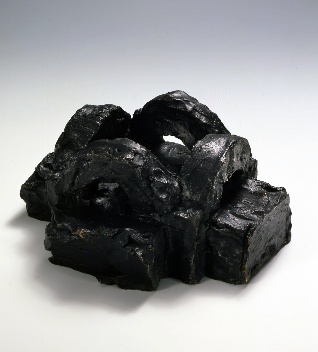 Per Kirkeby, Modell Rotterdam, 1987, bronze, 14 x 28 x 25 cm